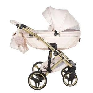 Junama Diamond 2 in 1 Pram - Candy Premium Pearl Pink Junama