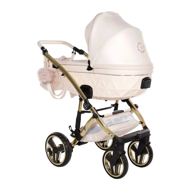 Junama Diamond 2 in 1 Pram - Candy Premium Pearl Pink Junama