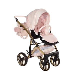 Junama Diamond 2 in 1 Pram - Candy Premium Pearl Pink Junama