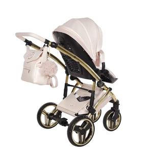 Junama Diamond 2 in 1 Pram - Candy Premium Pearl Pink Junama