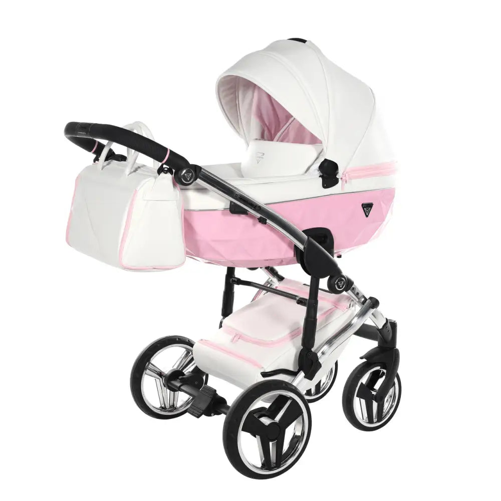 Junama Diamond 3 in 1 Pram - Candy Pink Junama