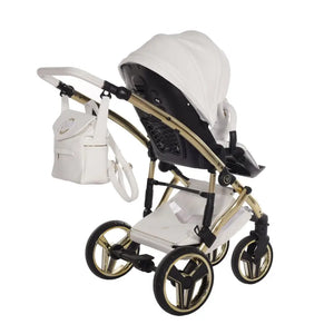 Junama Diamond 3 in 1 Travel System - Candy White & Gold Junama