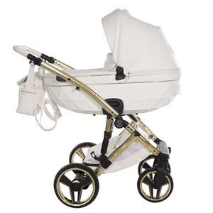 Junama Diamond 3 in 1 Travel System - Candy White & Gold Junama