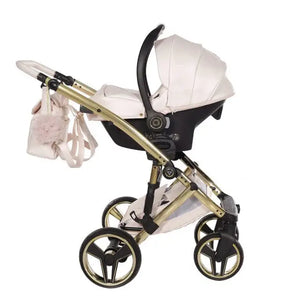 Junama Diamond 3 in 1 Travel System - Premium Pearl Candy Pink Junama
