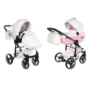Junama Diamond 3 in 1 Travel System with Isofix Base - Candy Pink Junama