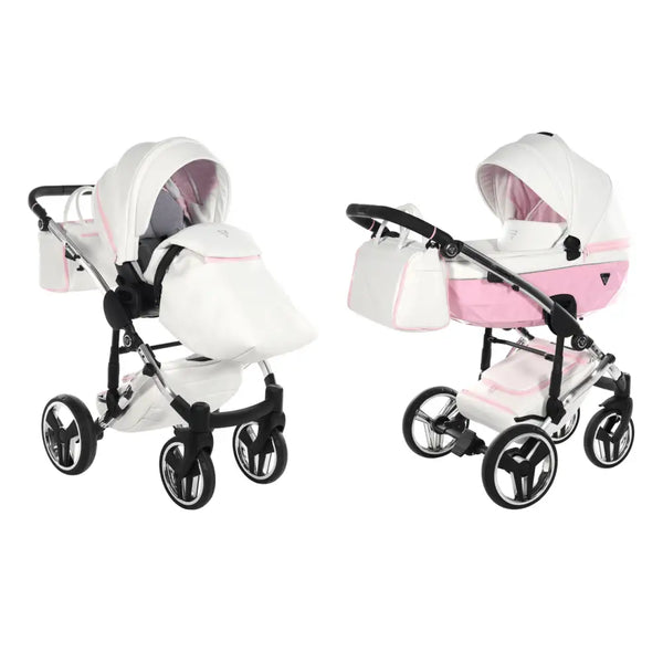 Junama Diamond 3 in 1 Travel System with Isofix Base - Candy Pink Junama
