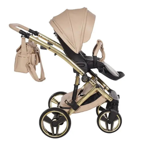 Junama Diamond 4 in 1 Travel System with Isofix Base - Premium Beige Junama
