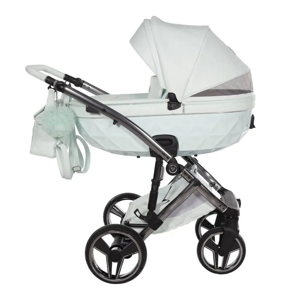 Junama Diamond 4 in 1 Travel System with Isofix Base - Premium Candy Mint Junama