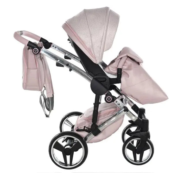Junama Diamond Dolce 2 in 1 Pram - Pink  Junama   