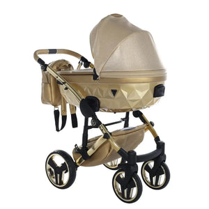Junama Diamond Dolce 4 in 1 Travel System With Isofix Base - Gold Junama