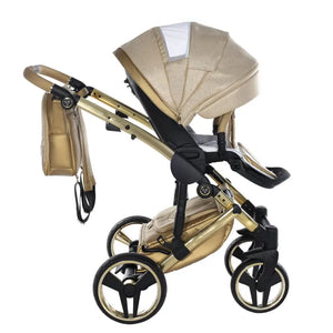 Junama Diamond Dolce 4 in 1 Travel System With Isofix Base - Gold Junama
