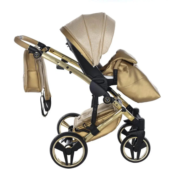 Junama Diamond Dolce 4 in 1 Travel System With Isofix Base - Gold Junama