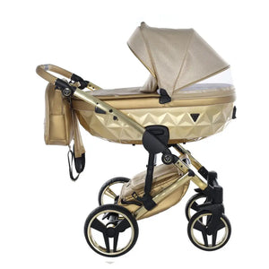 Junama Diamond Dolce 4 in 1 Travel System With Isofix Base - Gold Junama