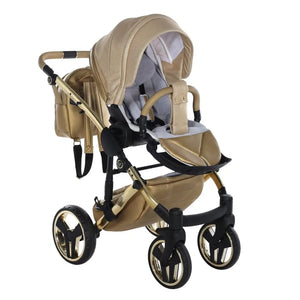 Junama Diamond Dolce 4 in 1 Travel System With Isofix Base - Gold Junama