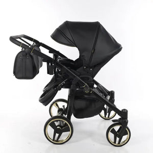 Junama Double Fluo Line Diamond Stroller - Black Junama