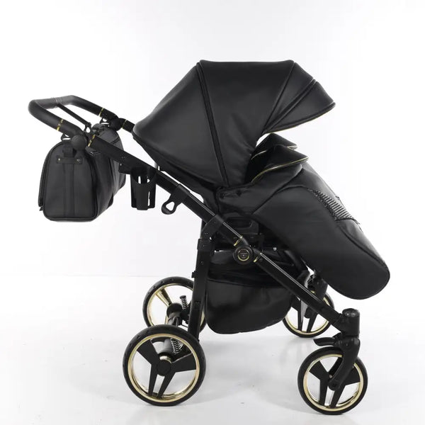 Junama Double Fluo Line Diamond Stroller - Black Junama