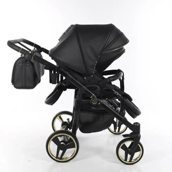 Junama Double Fluo Line Diamond Stroller - Black Junama