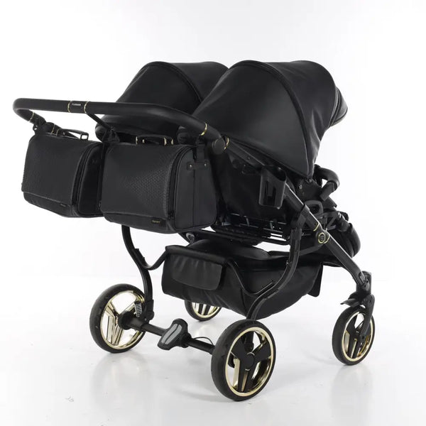 Junama Double Fluo Line Diamond Stroller - Black Junama