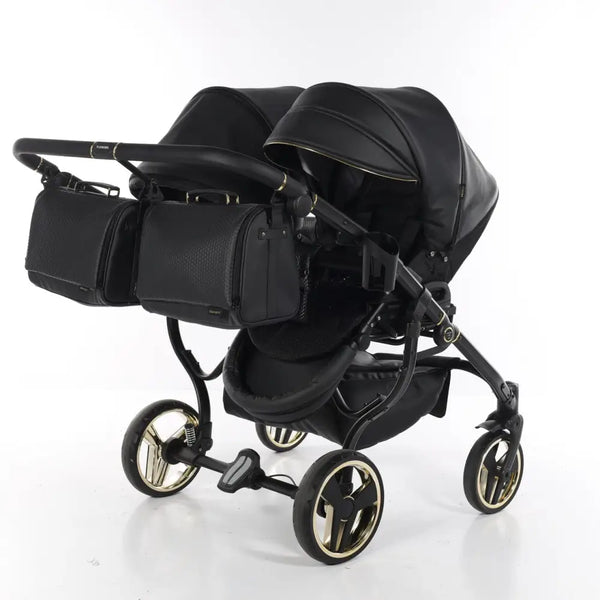 Junama Double Fluo Line Diamond Stroller - Black Junama