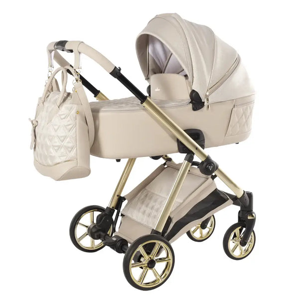 Junama Elegant Lamé Beige 2 in 1 Pushchair