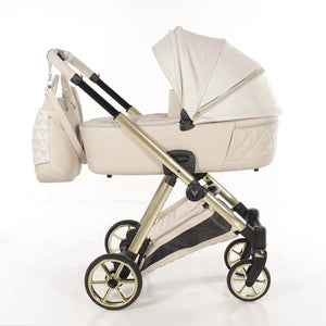 Junama Elegant Lamé Beige 3 in 1 Travel System