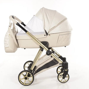 Junama Elegant Lamé Beige 3 in 1 Travel System