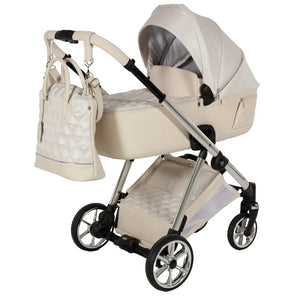 Junama Elegant Lamé Beige 3 in 1 Travel System With Isofix Junama