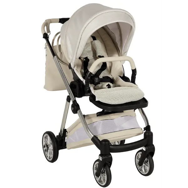 Junama Elegant Lamé Beige 3 in 1 Travel System With Isofix Junama
