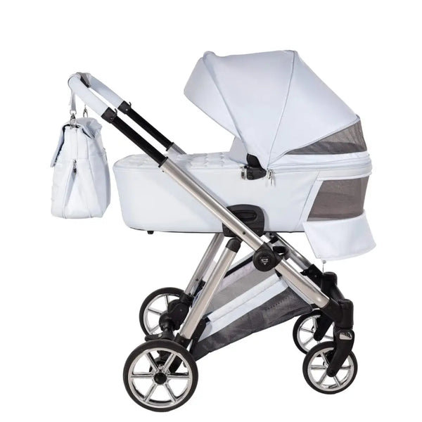 Junama Elegant Lamé Blue 2 in 1 Pushchair Junama