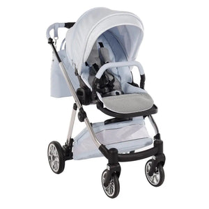 Junama Elegant Lamé Blue 2 in 1 Pushchair Junama