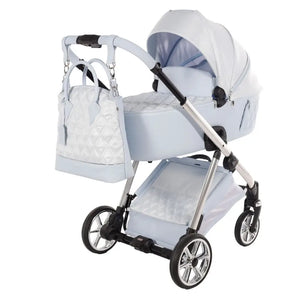Junama Elegant Lamé Blue 3 in 1 Travel System Junama