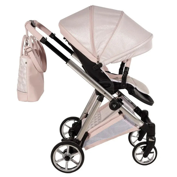 Junama Elegant Lamé Pink 3 in 1 Travel System Junama