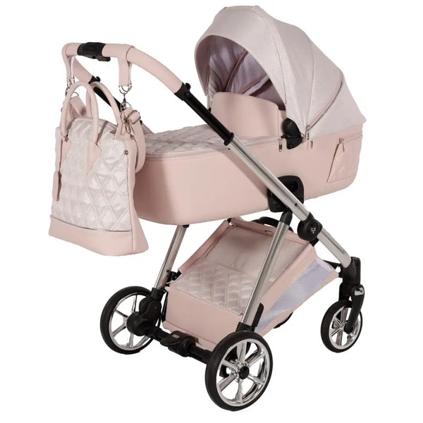 Junama Elegant Lamé Pink 3 in 1 Travel System Junama