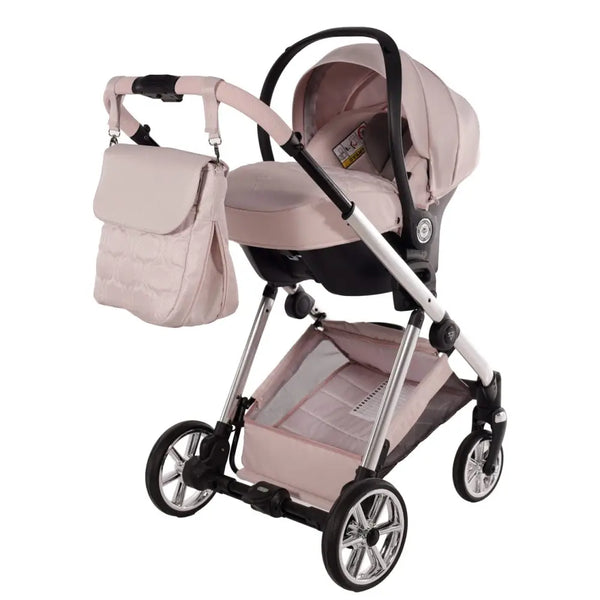 Junama Elegant Pink 3 in 1 Travel System Junama