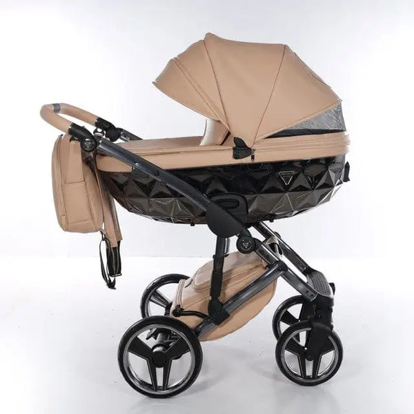 Junama Handcraft Diamond Pram – 2 in 1 Luxury Camel Travel System Junama