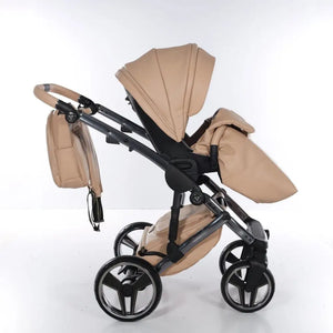 Junama Handcraft Diamond Pram – 2 in 1 Luxury Camel Travel System Junama