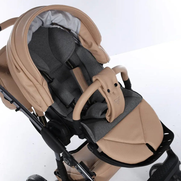 Junama Handcraft Diamond Pram – 3 in 1 Luxury Camel Travel System Junama