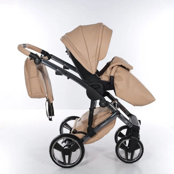 Junama Handcraft Diamond Pram – 3 in 1 Luxury Camel Travel System Junama