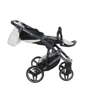 Junama Handcraft Diamond Pram – 3 in 1 Luxury Glitter Black Travel System Junama