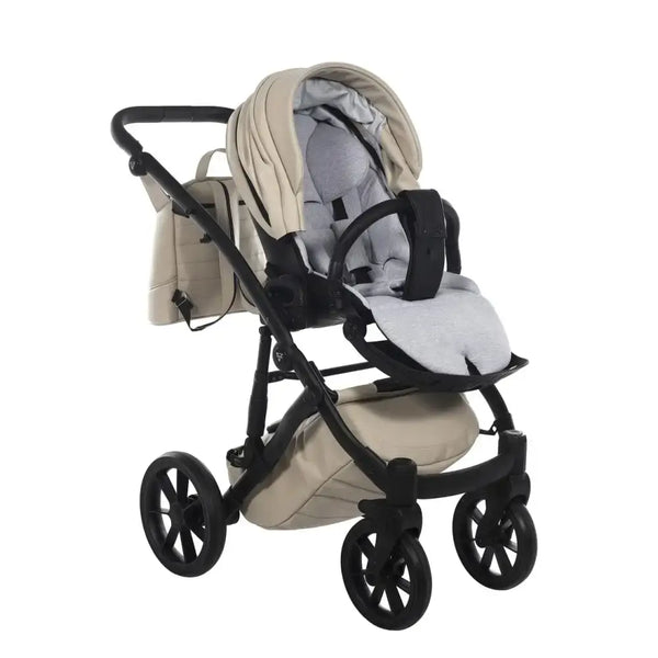 Junama Space Eco Leatherette 3 in 1 Travel System - Latte Junama