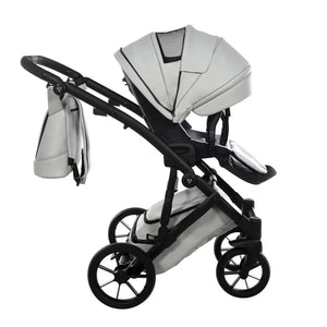 Junama Space Eco Leatherette 4 in 1 Pram with Isofix Base - Grey Junama