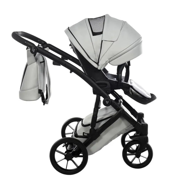 Junama Space Eco Leatherette 4 in 1 Pram with Isofix Base - Grey Junama