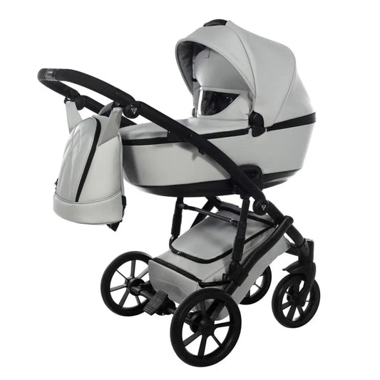 Junama Space Eco Leatherette 4 in 1 Pram with Isofix Base - Grey Junama