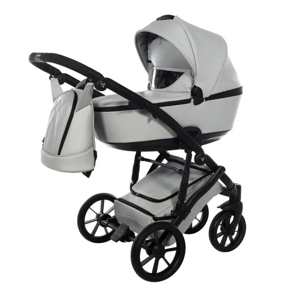 Junama Space Eco Leatherette 4 in 1 Pram with Isofix Base - Grey Junama