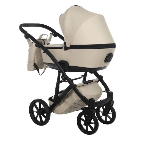 Junama Space Eco Leatherette 4 in 1 Travel System with Isofix Base - Latte Junama