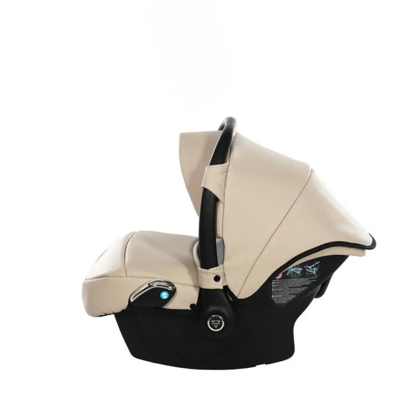 Junama Space Eco Leatherette 4 in 1 Travel System with Isofix Base - Latte Junama