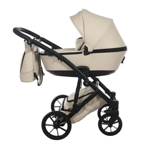 Junama Space Eco Leatherette 4 in 1 Travel System with Isofix Base - Latte Junama