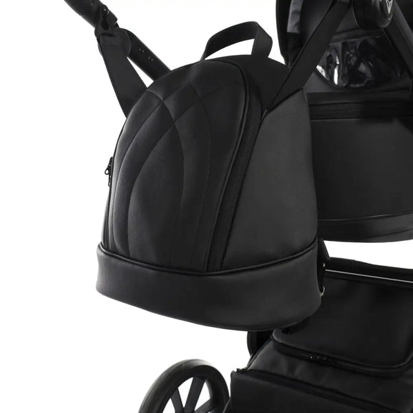 Junama Space Eco Leatherette 4 in 1 Travel System with Isofix - Black Junama