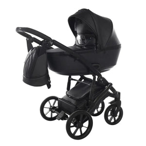 Junama Space Eco Leatherette 4 in 1 Travel System with Isofix - Black Junama