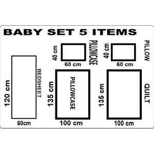 Luxury 5-Piece Pink Baby Bedding Set – Carousel Design | 100% Cotton | Fits Standard Cot
